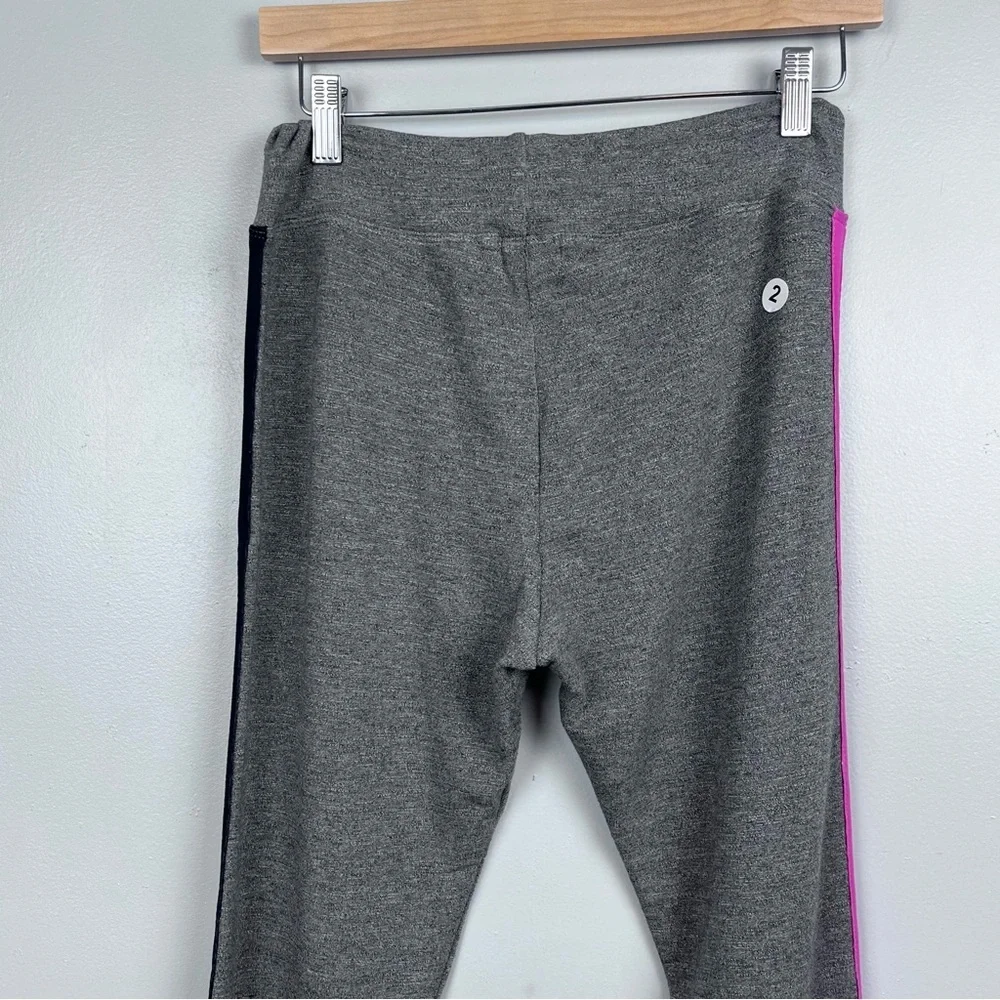 NWT Sundry Women's Striped Elastic Waist Sweat Pants Size 2; Weekend Wear
